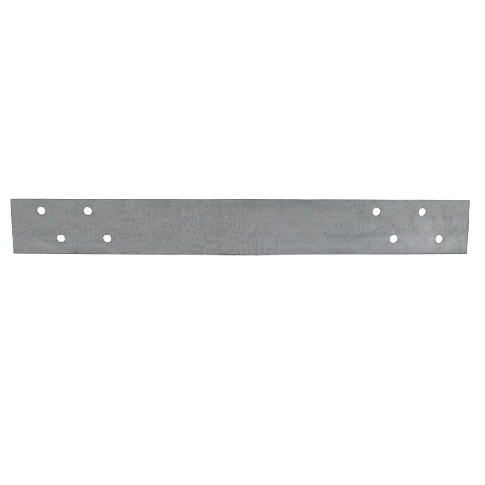 Jones Stephens F160094 1-1/2" x 9" Galvanized Steel Standard F.H.A. Strap with 4 Offset Holes, 16 Gauge, Box of 50