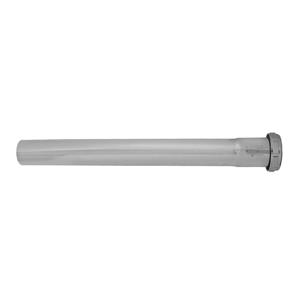 Jones Stephens P38120 1-1/4" x 12" Chrome Plated Brass Slip Joint Extension Tube