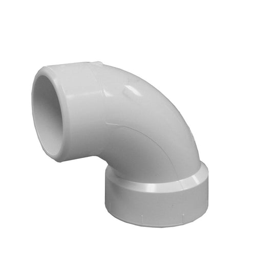 Jones Stephens PSL916 1-1/2" PVC 90° Street Elbow, SPG x H