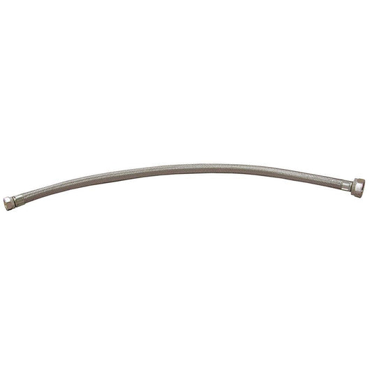 Jones Stephens S04206 1/2" Compression x 1/2" FIP x 12” Braided Stainless Steel Faucet Connector
