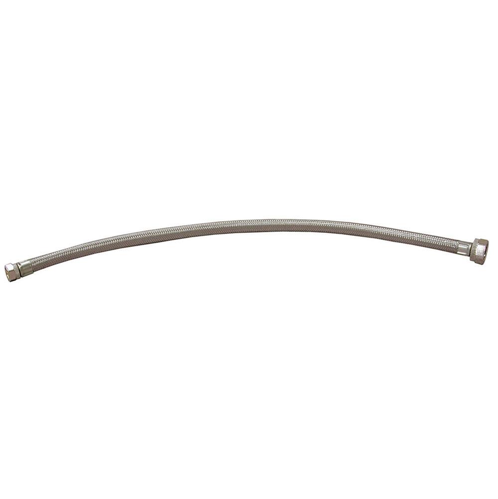 Jones Stephens S04214 1/2" FIP x 1/2" FIP x 30” Braided Stainless Steel Faucet Connector