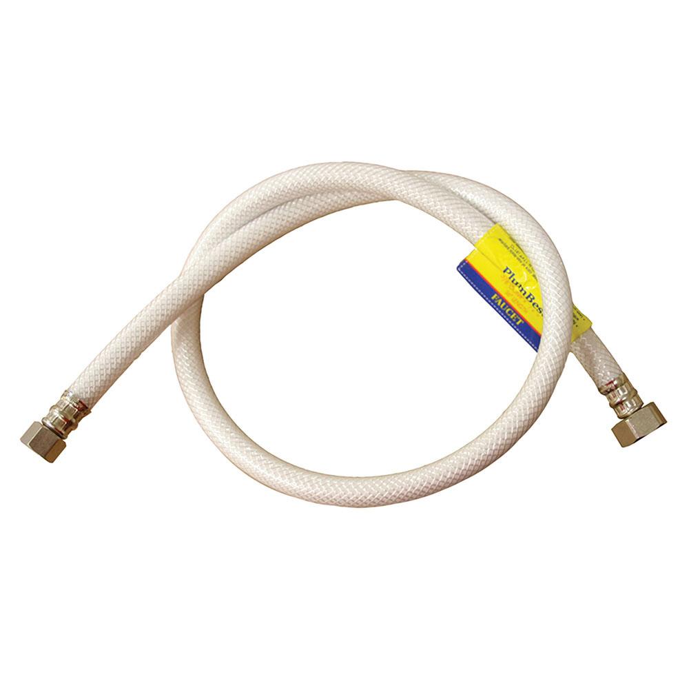 Jones Stephens S04455 3/8" Compression x 1/2" FIP x 36” Vinyl Faucet Connector