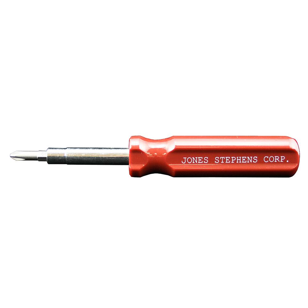 Jones Stephens S41006 6 in 1 Screwdriver, Phillips and Slotted, Box of 12