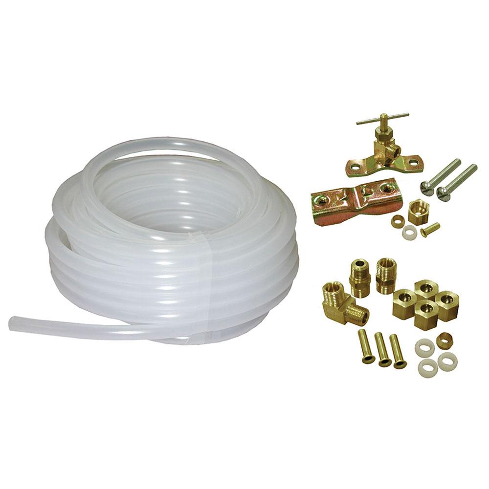 Jones Stephens S92025 1/4" x 25' Ice Maker Installation Kit with Poly Tubing