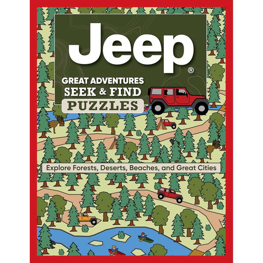 Paradise Clay FCP154 Jeep (R) Great Adventures Seek & Find Puzzles: Explore Forests, Deserts, Beaches, and Great Cities - Book
