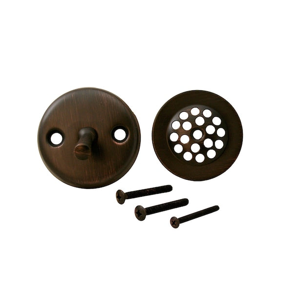 Jones Stephens B5114WB Old World Bronze Two-Hole Trip Lever Tub Drain Trim
