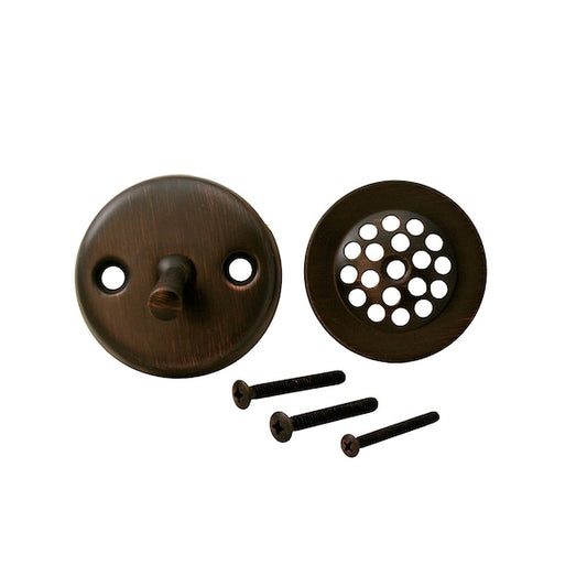Jones Stephens B5114WB Old World Bronze Two-Hole Trip Lever Tub Drain Trim