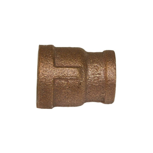 Jones Stephens B74140LF 1/4" x 1/8" Bronze Reducing Coupling