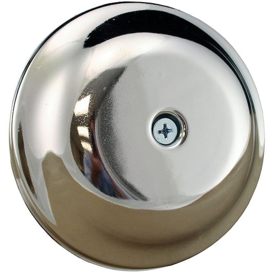 Jones Stephens C96009 9-1/4" Chrome High Impact Plastic Cleanout Cover Plate, Bell Design