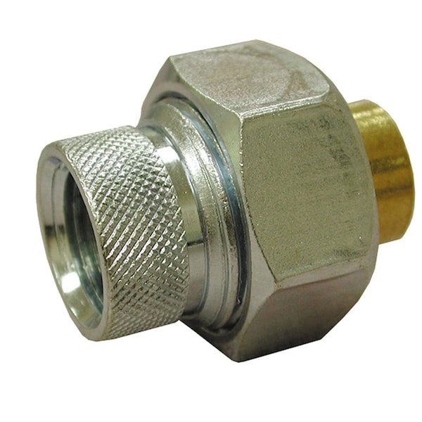 Jones Stephens D06350 3/4" x 1/2" (5/8" OD) Dielectric Reducing Union, Female x Sweat, Lead Free