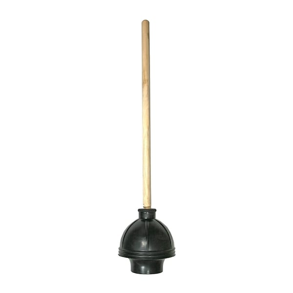 Jones Stephens D18022 Heavy Duty Deluxe Plunger, Black