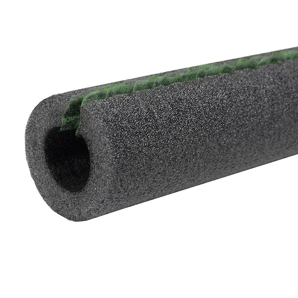 Jones Stephens I52138 1-3/8" ID (1-1/4" CTS 1" IPS) Self-Sealing Black Polyethylene Foam Pipe Insulation, 3/8" Wall Thickness, 180 ft. per Carton