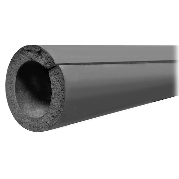 Jones Stephens I82400 4-1/8" ID (4" CTS 3-1/2" IPS) Self-Sealing Black Rubber Pipe Insulation with Overlap Tape, 3/4" Wall Thickness, 24 ft. per Carton