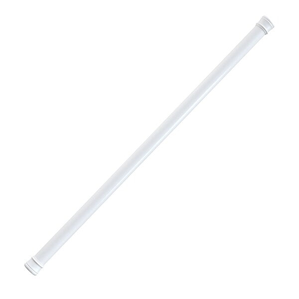 Jones Stephens JH64110 36"-63" Adjustable Spring Tension Shower Rod, White
