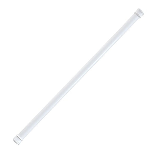 Jones Stephens JH64110 36"-63" Adjustable Spring Tension Shower Rod, White