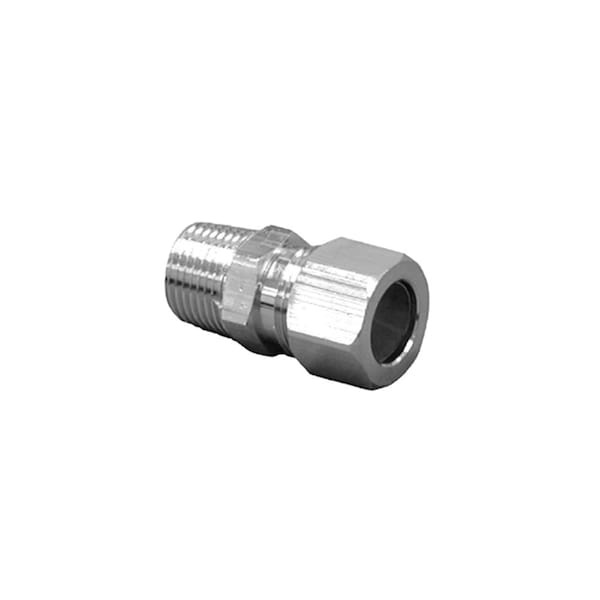 Jones Stephens N68088LF 1/2" x 1/2" Chrome Plated Compression x Male Connector