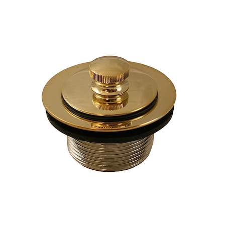 Jones Stephens P35068 Polished Brass Friction Lift Tub Drain