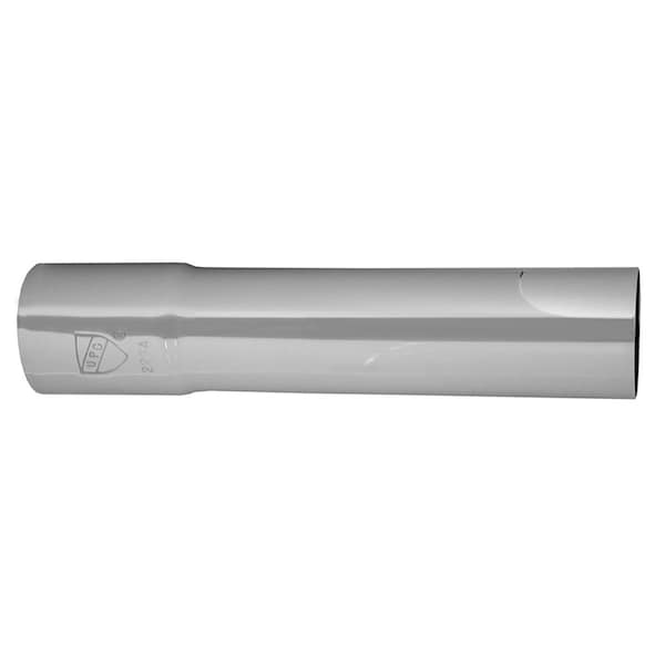 Jones Stephens P38136 1-1/2" x 12" Chrome Plated Brass Solder Extension Tube 20 Gauge
