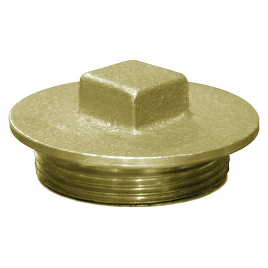 Jones Stephens P55150 1-1/2" New Orleans Code Brass Plug 1-13/16" OD