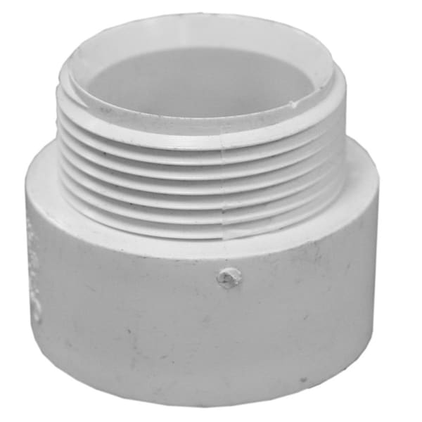 Jones Stephens PMA415 1-1/2" PVC Male Adapter, MPT x Hub