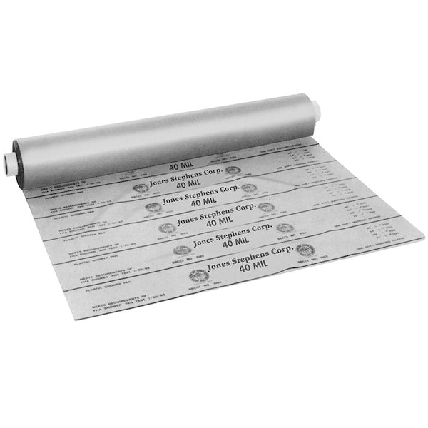 Jones Stephens S996050R 6' x 50' Shower Pan Liner