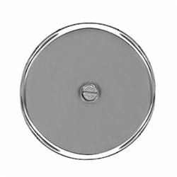 Jones Stephens C90016 6" Stainless Steel Cleanout/Extension Cover, Wall Mount with 4" Bolt (24 Gauge)