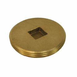 Jones Stephens P51350 3-1/2" Countersunk Brass Cleanout Plug