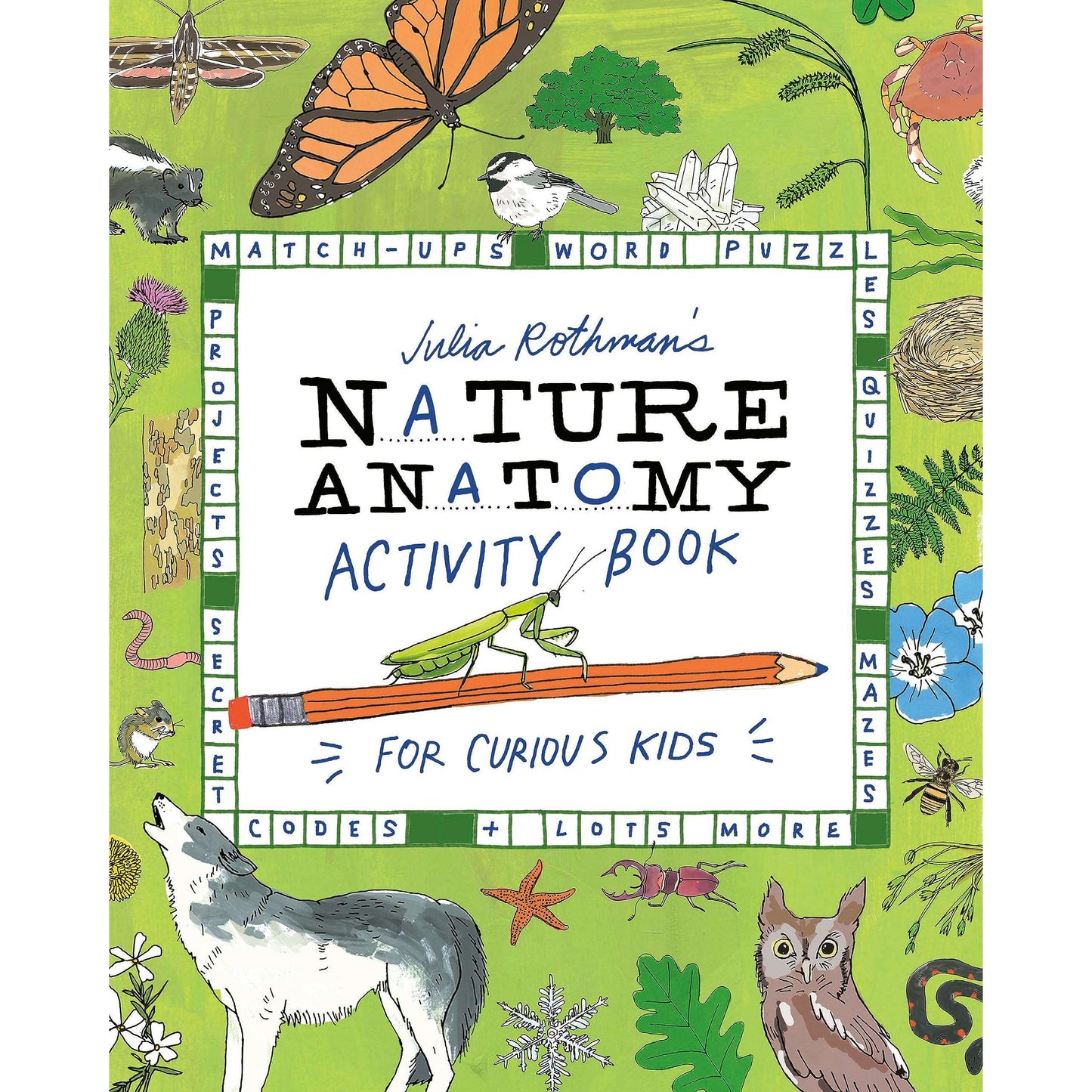 Paradise Clay HCT092 Julia Rothman's Nature Anatomy Activity Book - Book