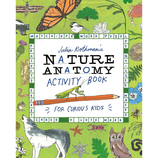 Paradise Clay HCT092 Julia Rothman's Nature Anatomy Activity Book - Book