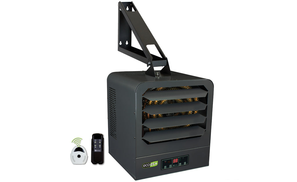 King Electric KB2005-1-ECO2S-PLUS Kb Electronic 2-Stage Unit Htr,208V 5Kw 1Ph, 24V Control, W/ Remote Sensor