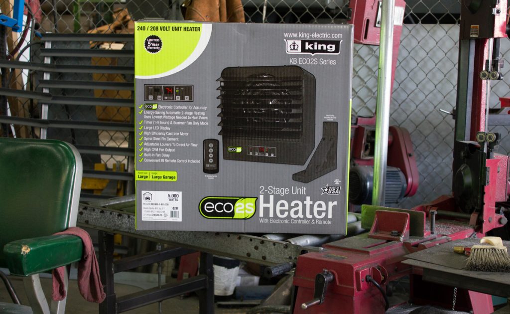 King Electric KB2007-1-B2-ECO Kb Unit Htr 208V 7Kw 1-Ph Eco W/Bracket