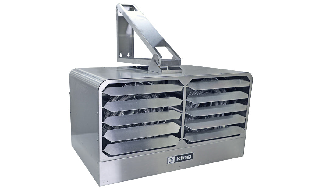 King Electric KBS2010-1-T-B2 Kb Stainless Unit Htr 208V 10Kw W/Sp Stat And Bracket