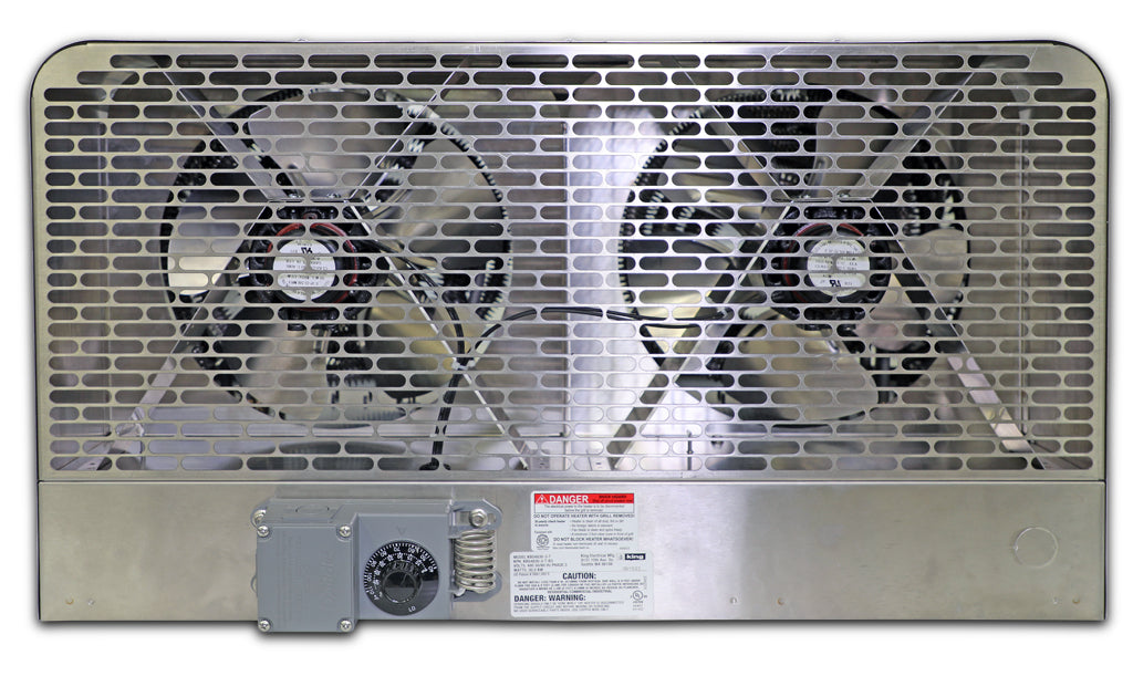 King Electric KBS2003-3MP-T-B2 Kb Stainless Unit Htr 208V 3Kw 1-3 Ph W/Sp Stat & Brkt