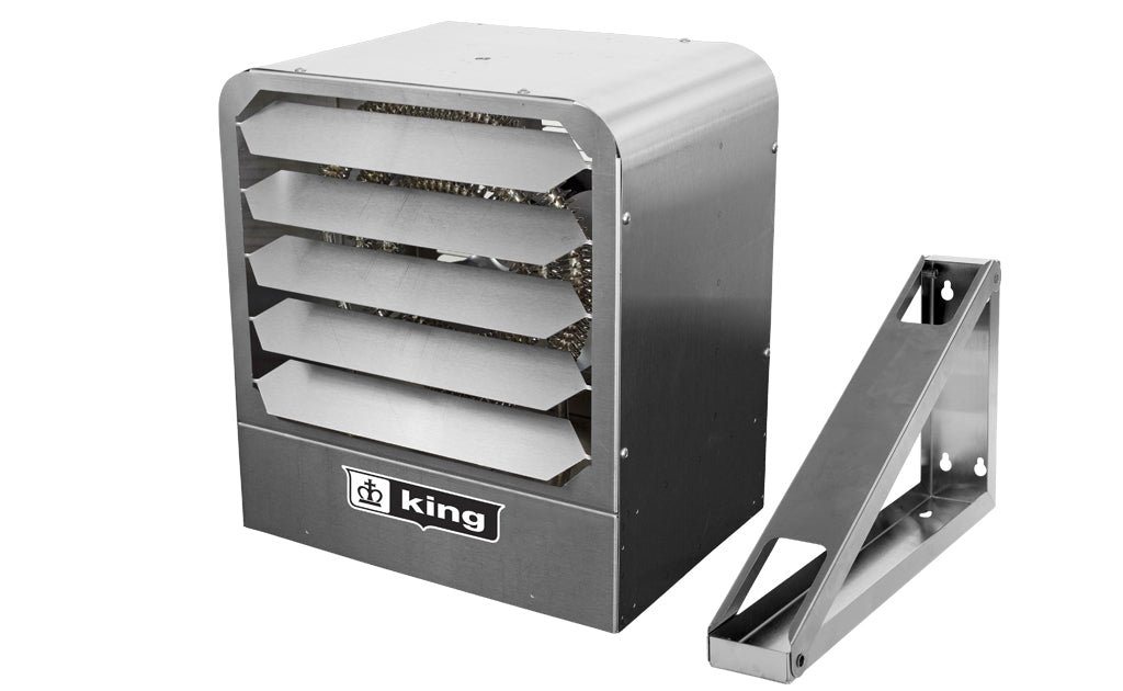 King Electric KBS2407-3MP-B2-CT24-RT Kb Stainless Unit Htr 240V 7.5Kw 1-3 Ph W/ 24V Control & Bracket