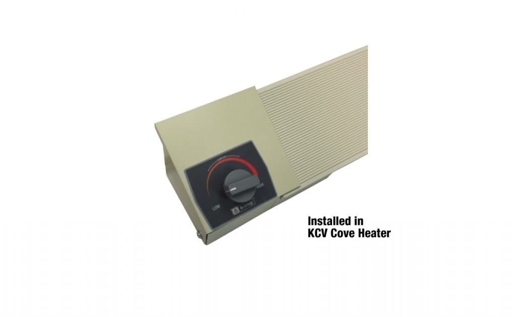 King Electric KCVT-2L-W Kcv Accy Dp Stat Kit Left White