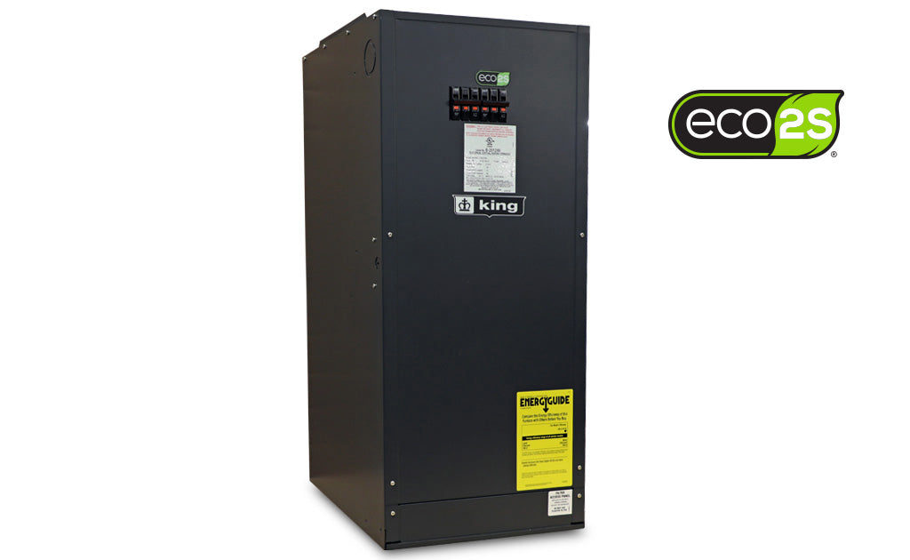 King Electric KF4818-1-2S1-ECM Kf 480V, 18Kw, 1-Ph , 1/3Hp Ecm Mtr, Two Stage