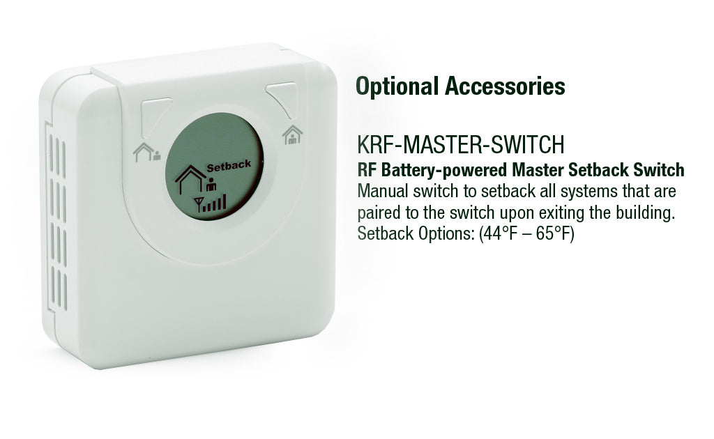 King Electric KRF-WINDOW-SENSOR Window/Door Sensor, Battery Powered, For Krftp Thermostat
