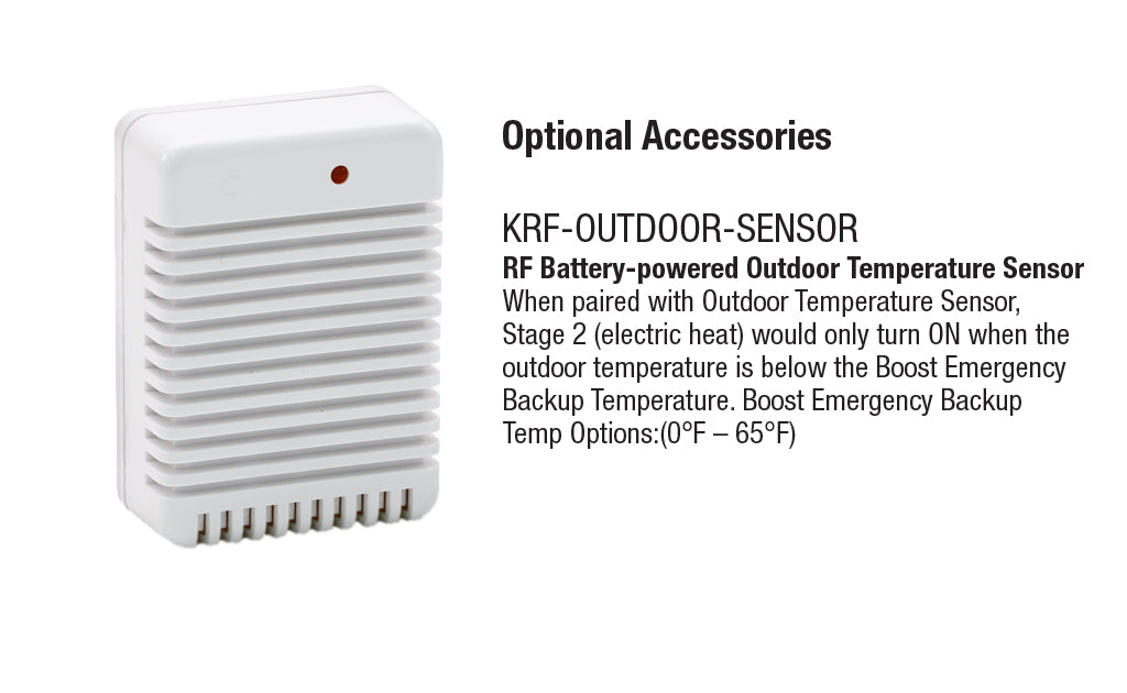 King Electric KRFTP-B Thermostat, Rf Thermostat, Battery Powered