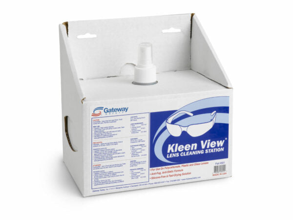 Gateway Safety 551 Kleen View Lens Cleaning Solution & Towelettes - Anti-Fog, Anti-Static Eyewear Cleaner