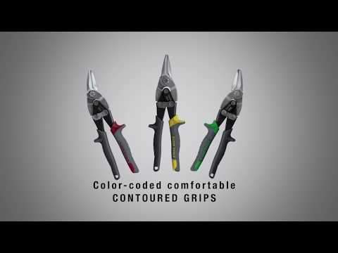 Klein Tools 1201R Aviation Snips with Wire Cutter, Right