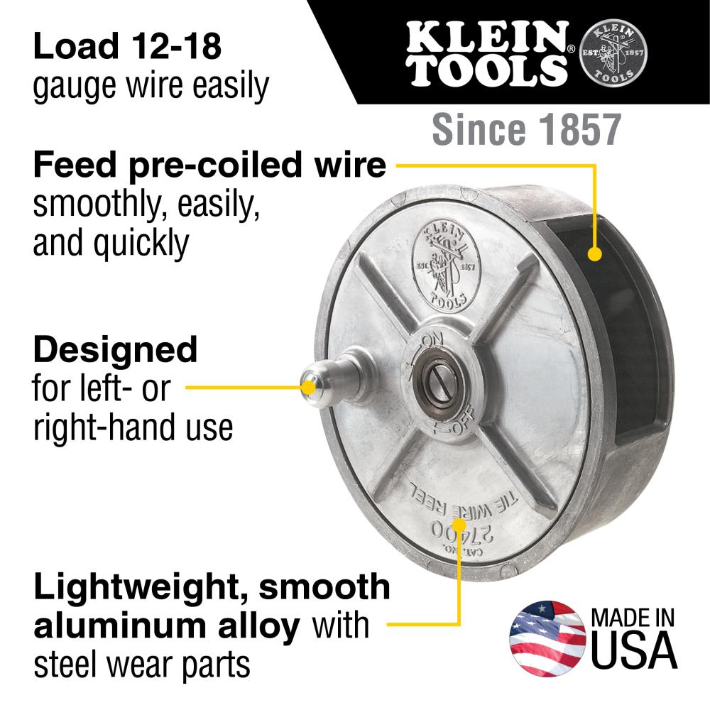 Klein Tools 27400 48190 Tye Wire Reel