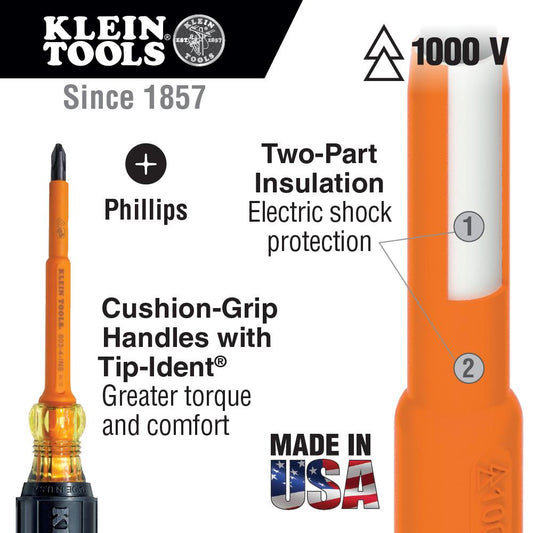 Klein Tools 33525SC Utility Insulated 13-Pctool Kit W/Roll-Up Case