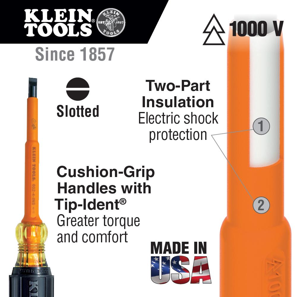 Klein Tools 33528 Cushion Grip Insulated