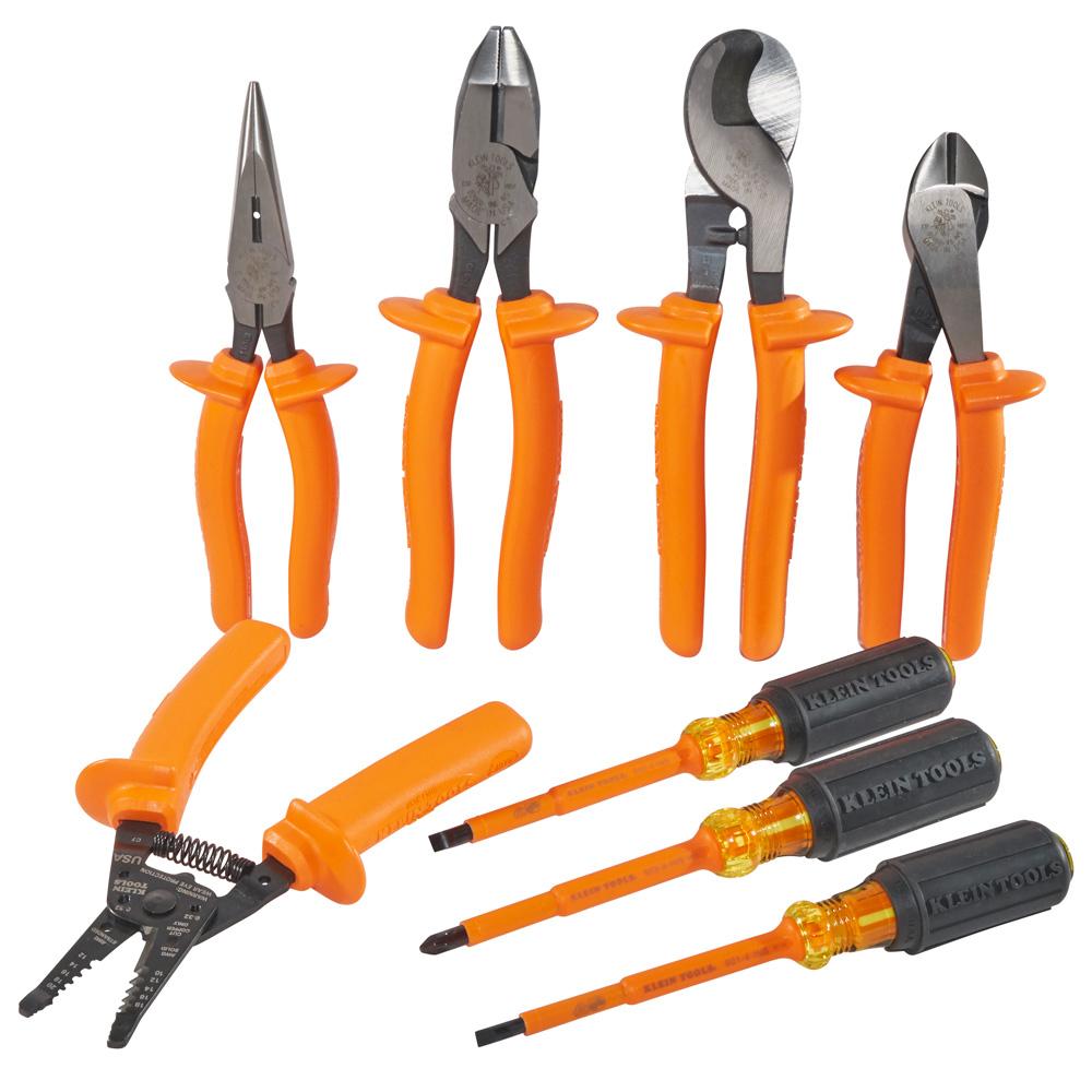 Klein Tools 33529 Premium 1000V Insulated Tool Kit, 8-Piece