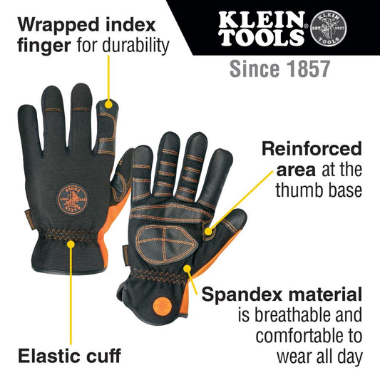 Klein Tools 40072 Electricians Gloves Large