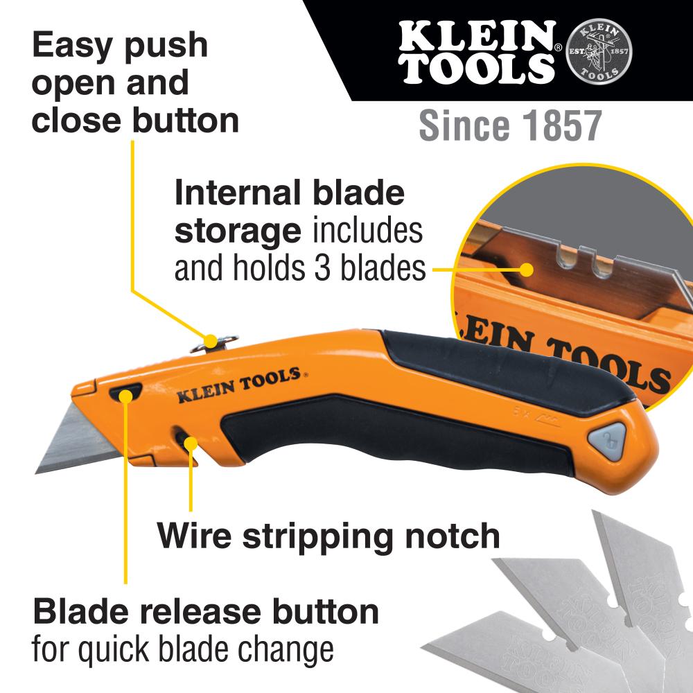 Klein Tools 44133 Klein-Kurve® Retractable Utility Knife