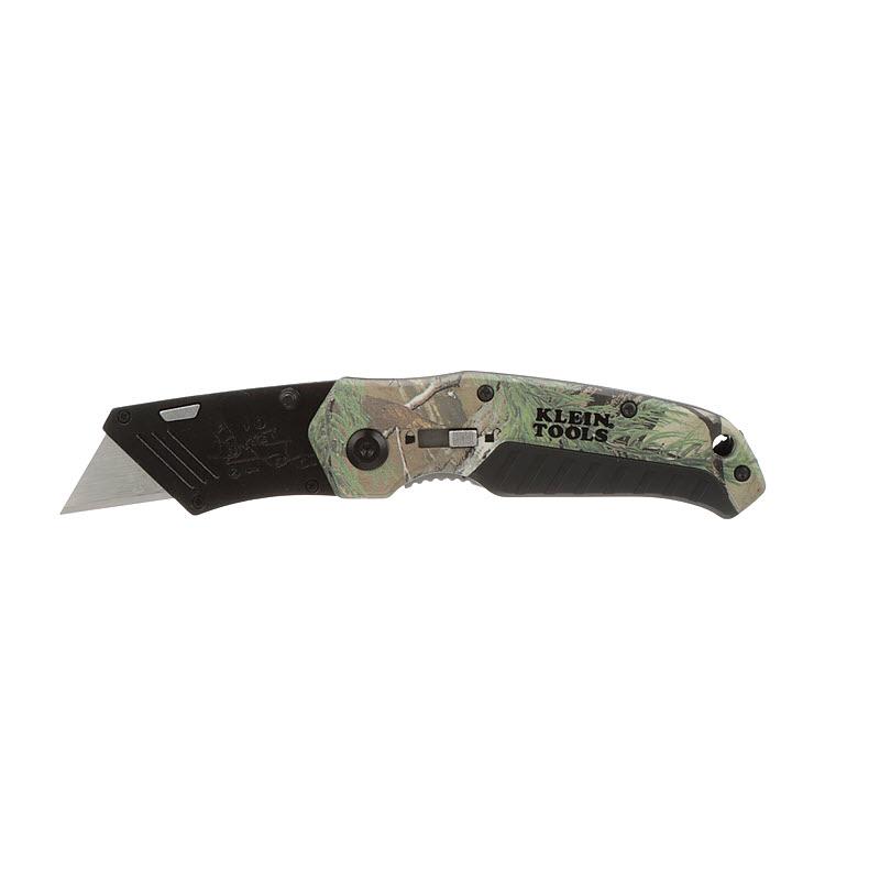 Klein Tools 44135 Folding Utility Steel Blade Camo Assisted-Open