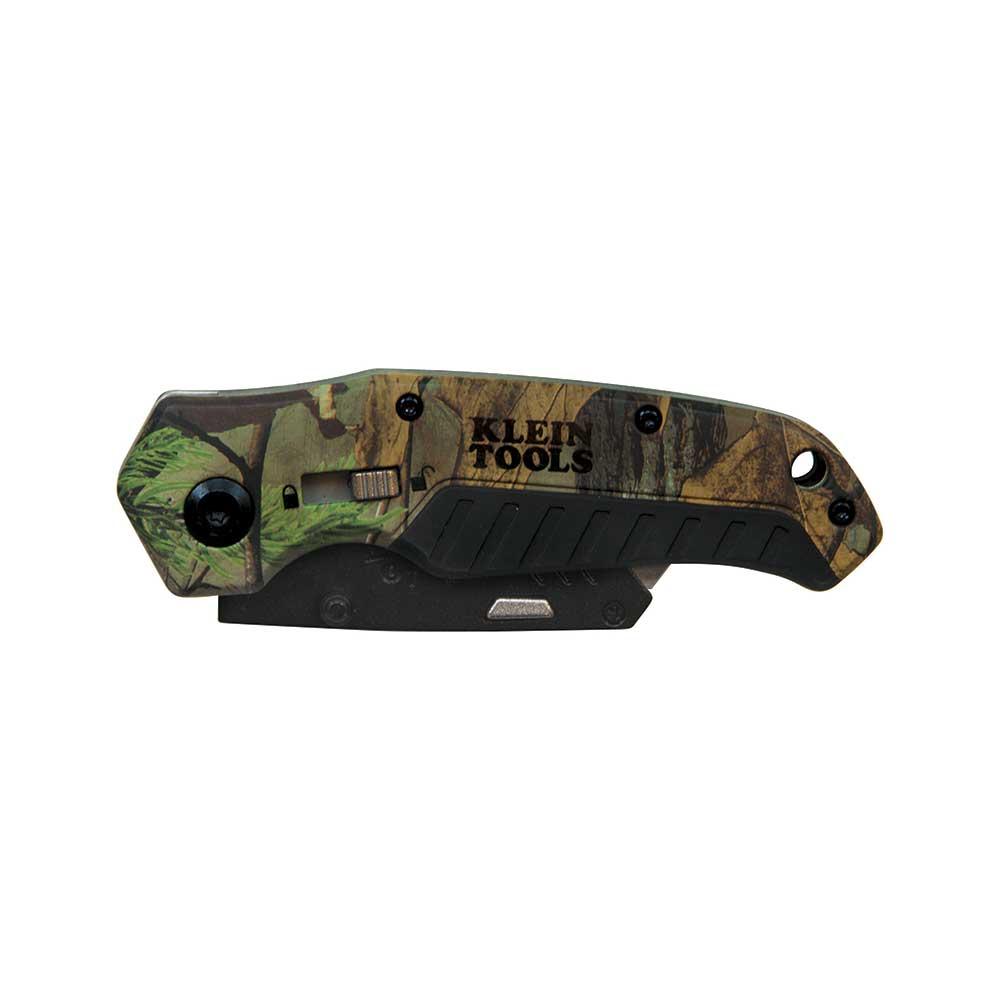 Klein Tools 44135 Folding Utility Steel Blade Camo Assisted-Open