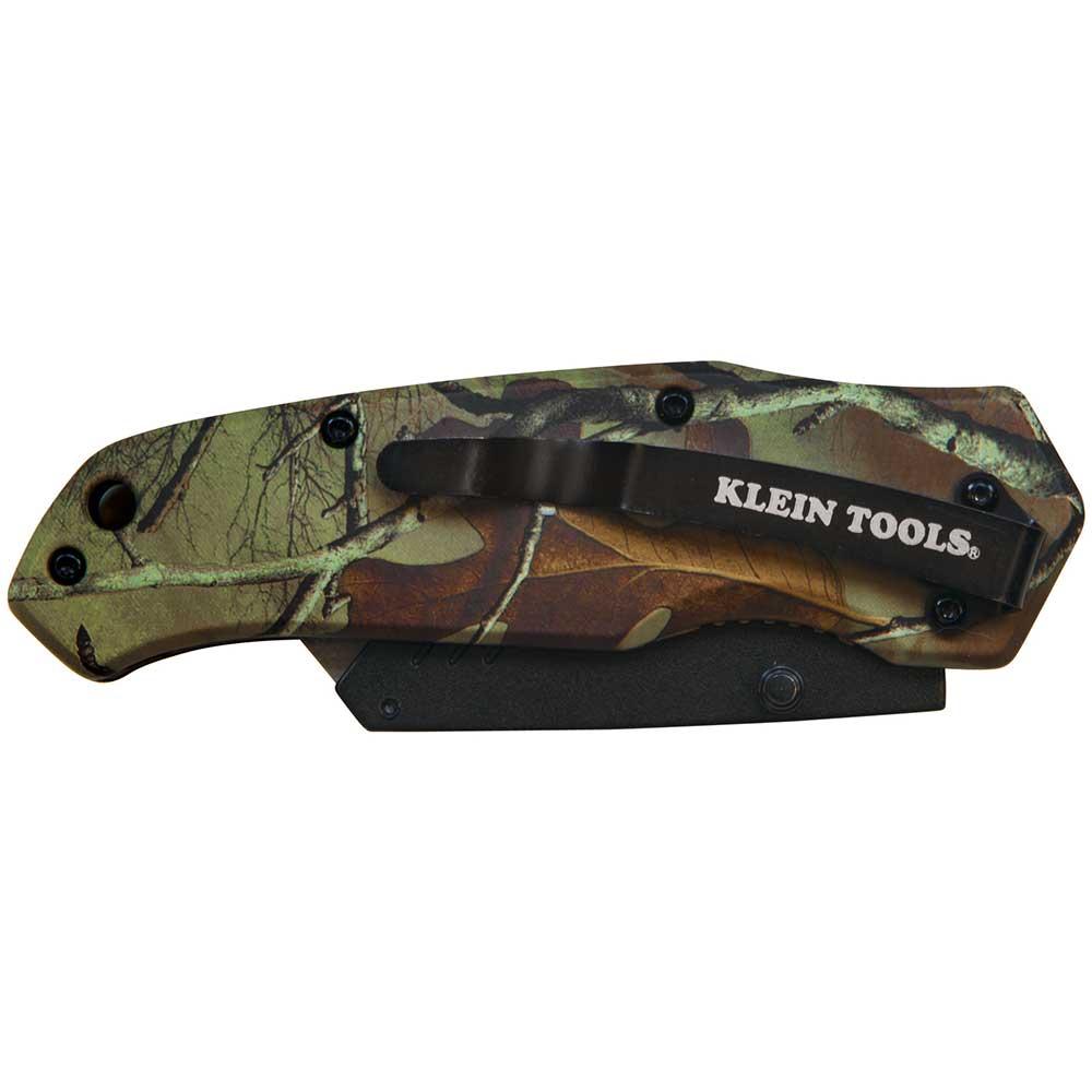 Klein Tools 44135 Folding Utility Steel Blade Camo Assisted-Open