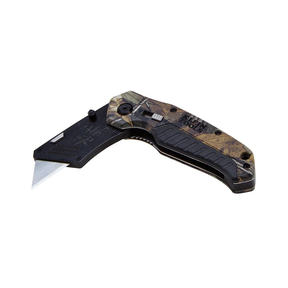 Klein Tools 44135 Folding Utility Steel Blade Camo Assisted-Open